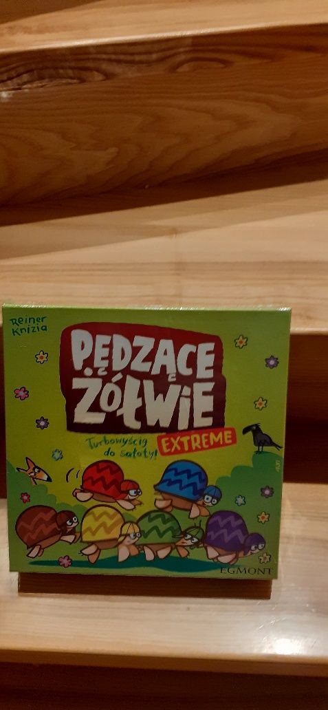 Pędzące Żółwie Extreme NOWA FOLIA, gra planszowa, Egmont