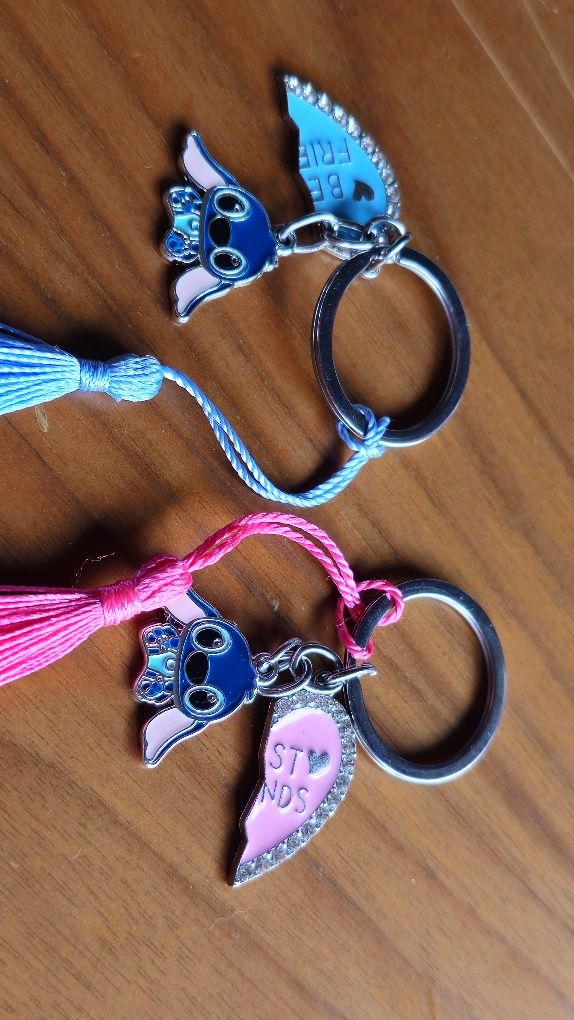 Porta-Chaves Stitch Melhores Amigas