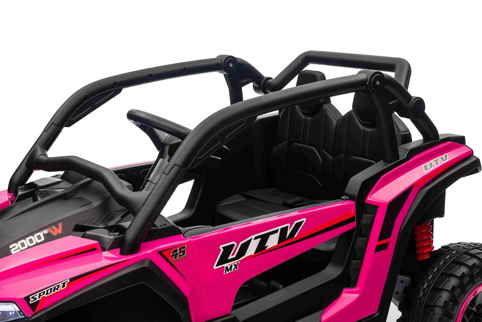 24v 4x50W MAx 50KG +Pilot Auto na akumulator Buggy Różowy