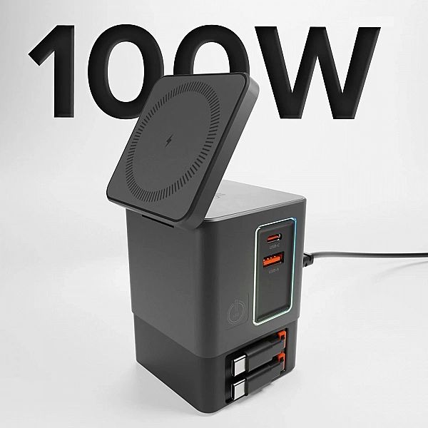 Stacja ładująca SBS Power Dock 6w1 z MagSafe, podstawką i kablami USB-