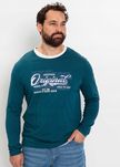 B.P.C t-shirt męski długi rękaw z nadrukiem r.64/66 3XL