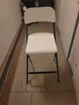 Krzesło / Hoker / Taboret składany z oparciem IKEA FRANKLIN 2szt