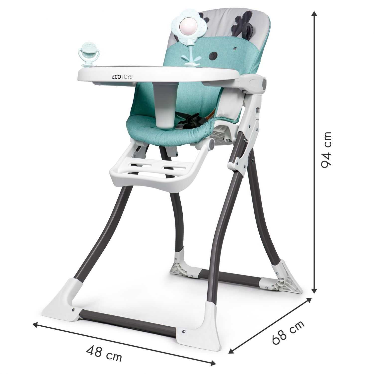 Krzesełko do karmienia Ecotoys
