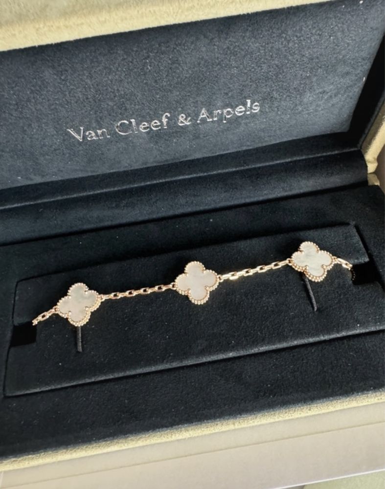 Bransoletka Van Cleef Alhambra jak nowa idealna na prezent