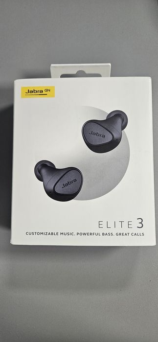 Słuchawki bezprzewodowe bluetooth Jabra Elite 3 (nowe)