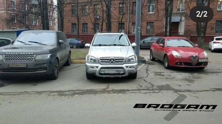 Кенгурятник Mercedes Benz ML W163 (97-05)