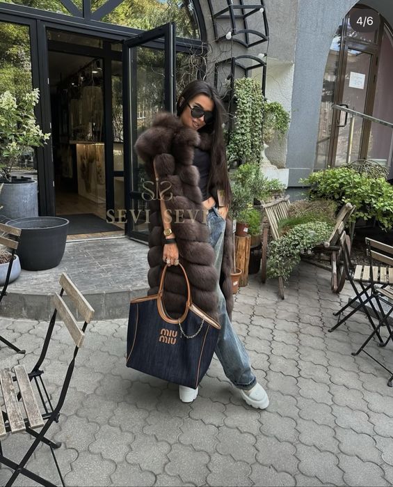 Жилет хутро під соболь