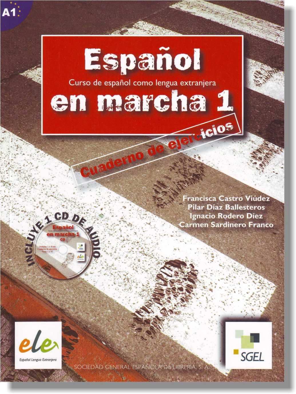 Цветные учебники испанского языка Espanol en marcha A1, A2, B1