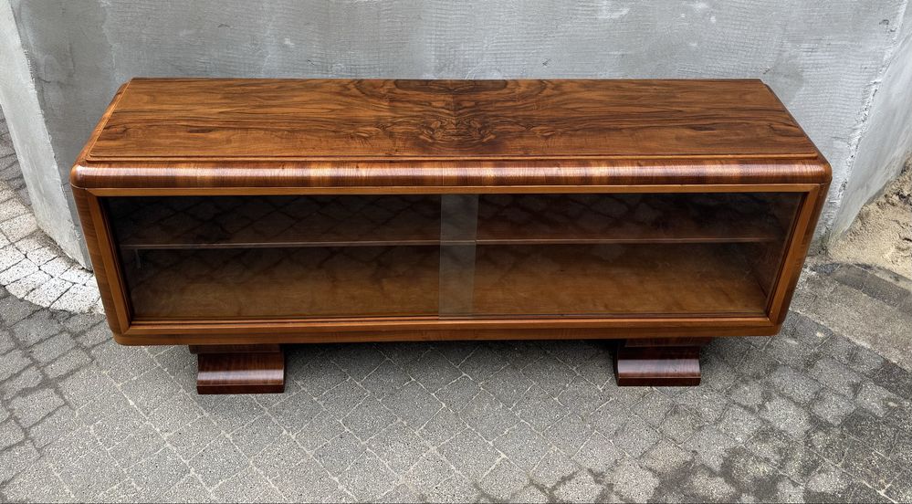 Komoda/Szafka RTV Orzech 140 Art-Deco Antyk Po Renowacji Idealna