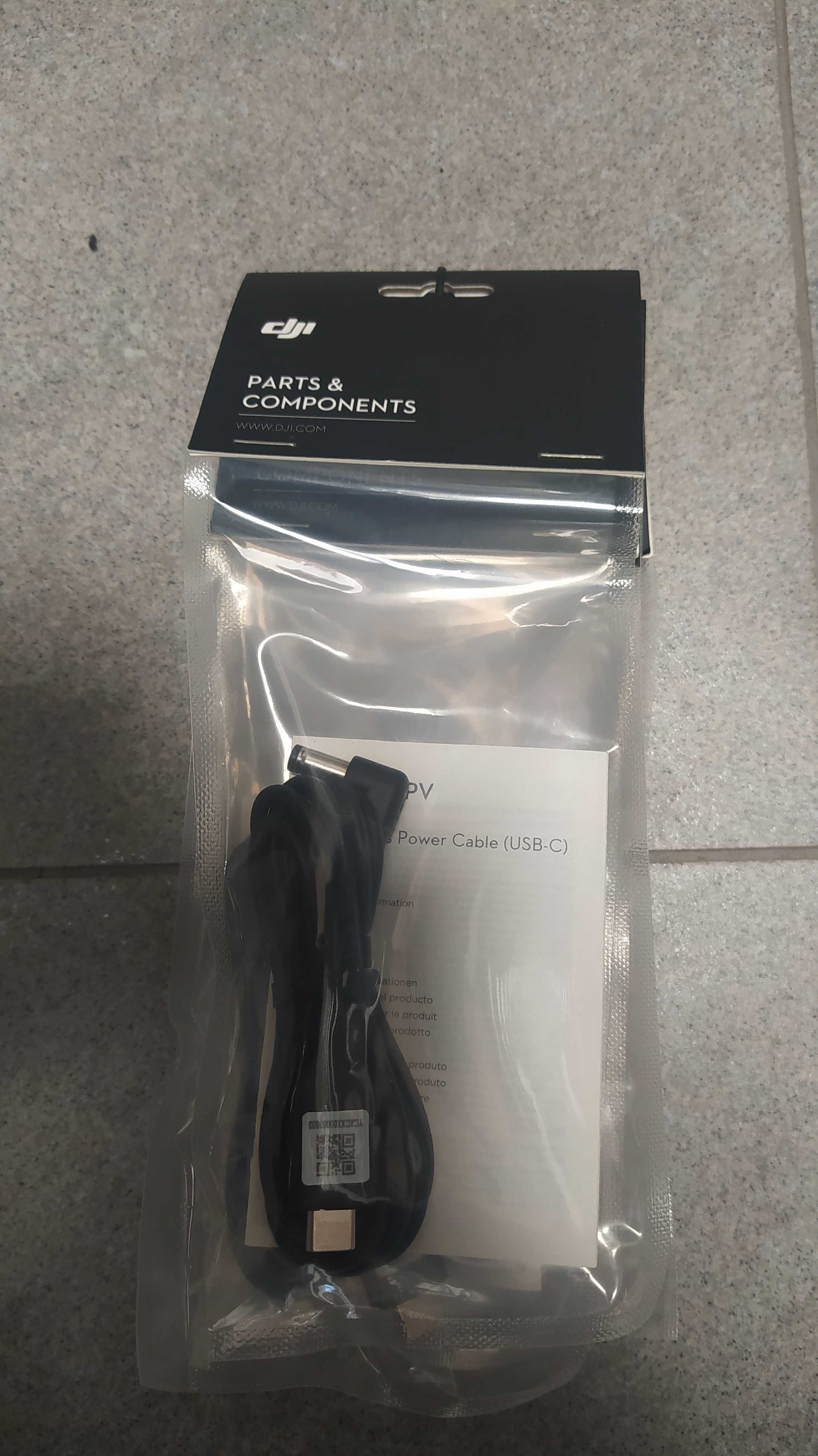 Przewód USB-C do zasilania gogli DJI FPV