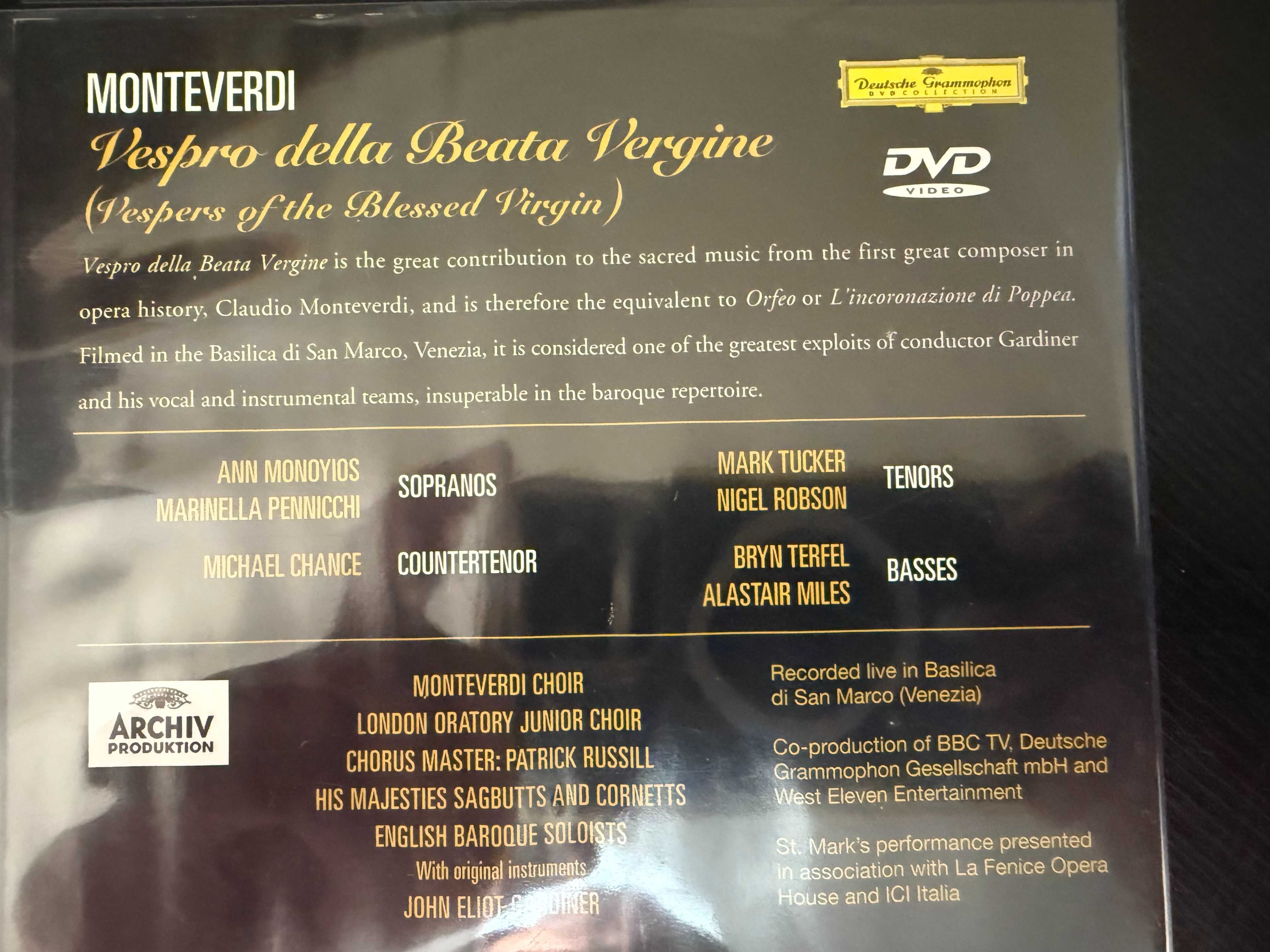 Monteverdi – Vespro Della Beata Vergine – John Eliot Gardiner
