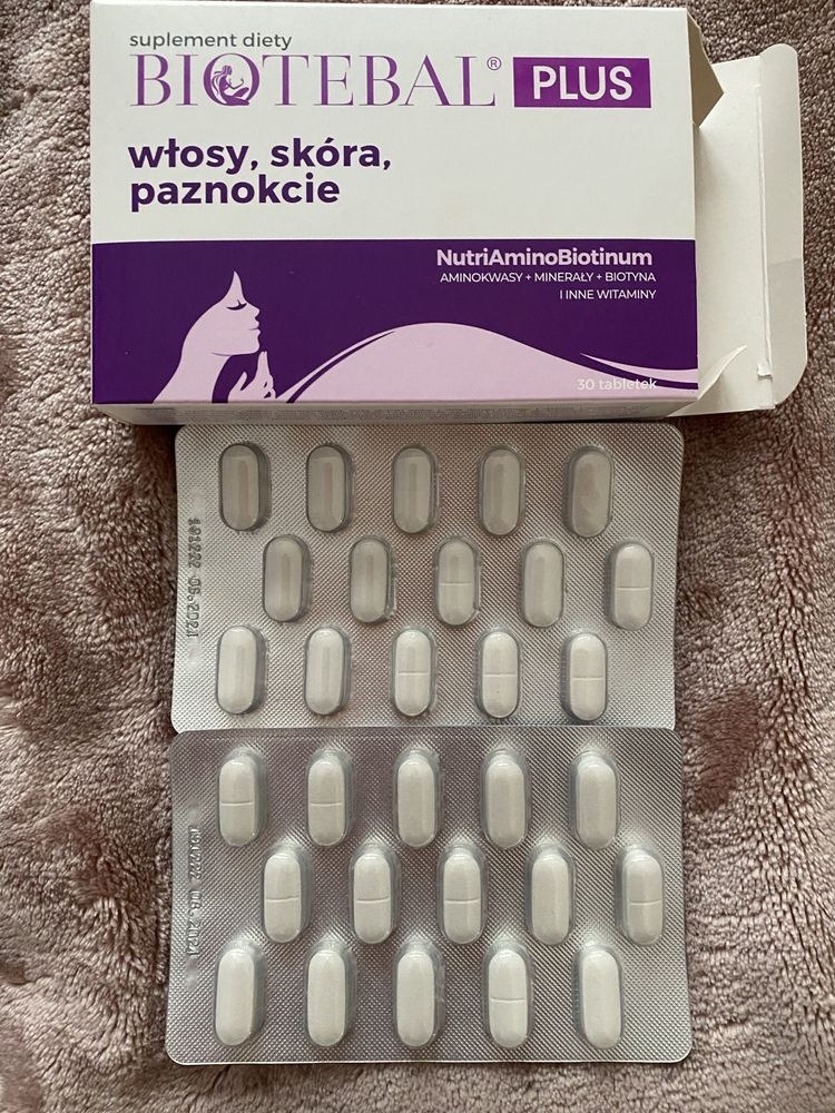 Biotebal plus tabletki wlosy skora i paznokcie