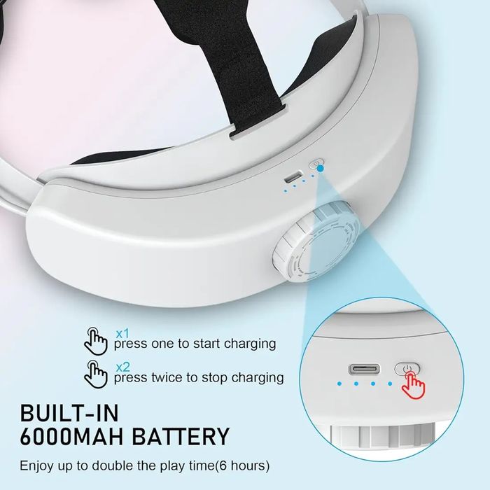 MV1000 VR Head Strap для Quest 2 / Quest 3, новий в оригінальній упако