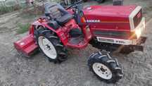 Traktorek japoński yanmar F17. km.  4x4 jak Kubota iseji