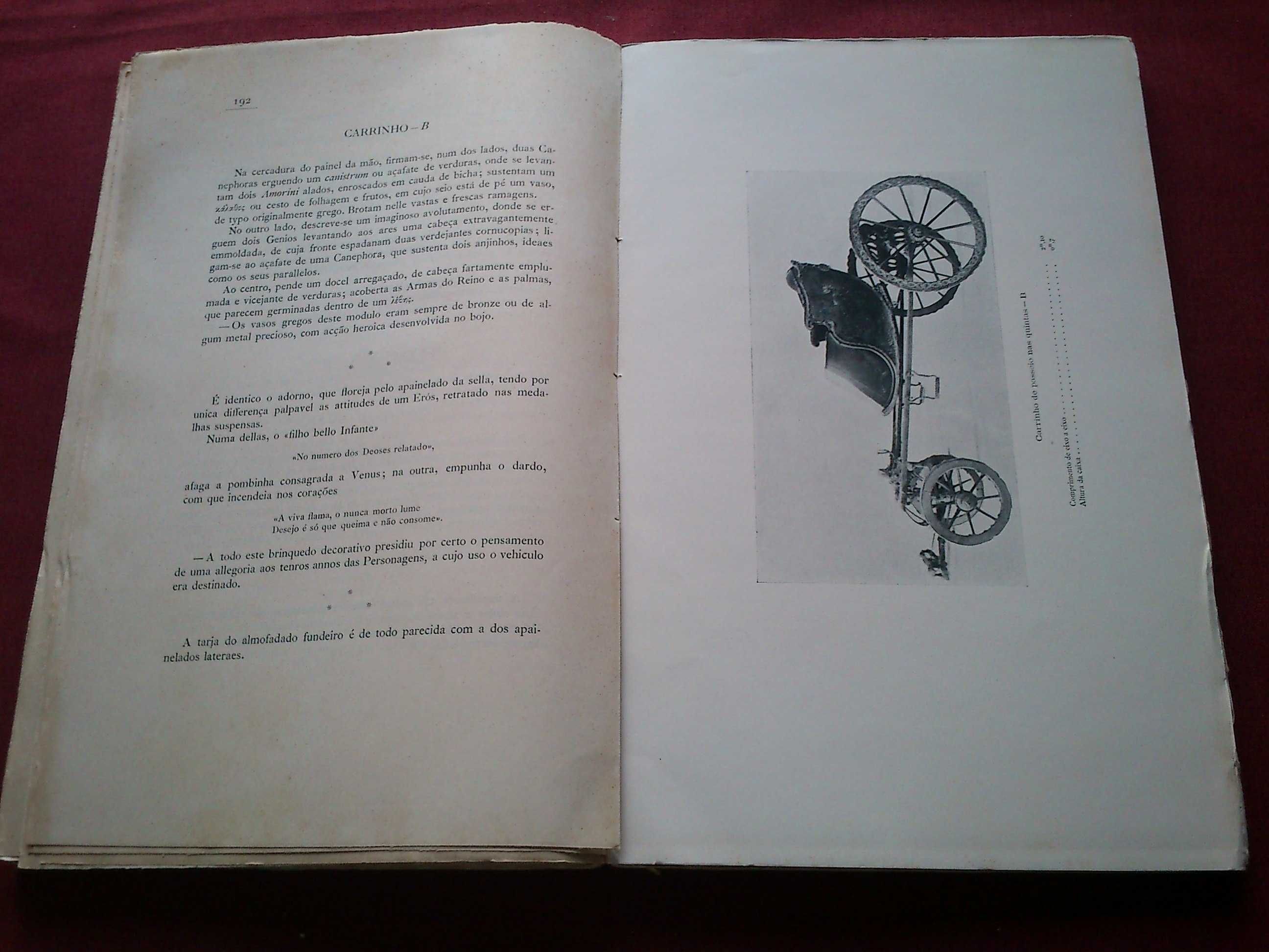 Raro Prontuário Dos Carros Nobres Casa Real Portuguesa 1909