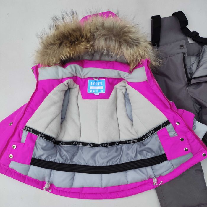 Зимовий термокомбінезон для дівчинки термо роздільний новий дитячий