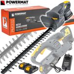 POWERMAT Nożyce Akumulatorowe Żywopłotu Gałęzi 450mm 21v 2xBateria 2ah