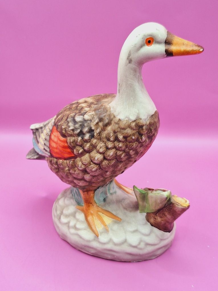 Figurka porcelanowa Kaczka