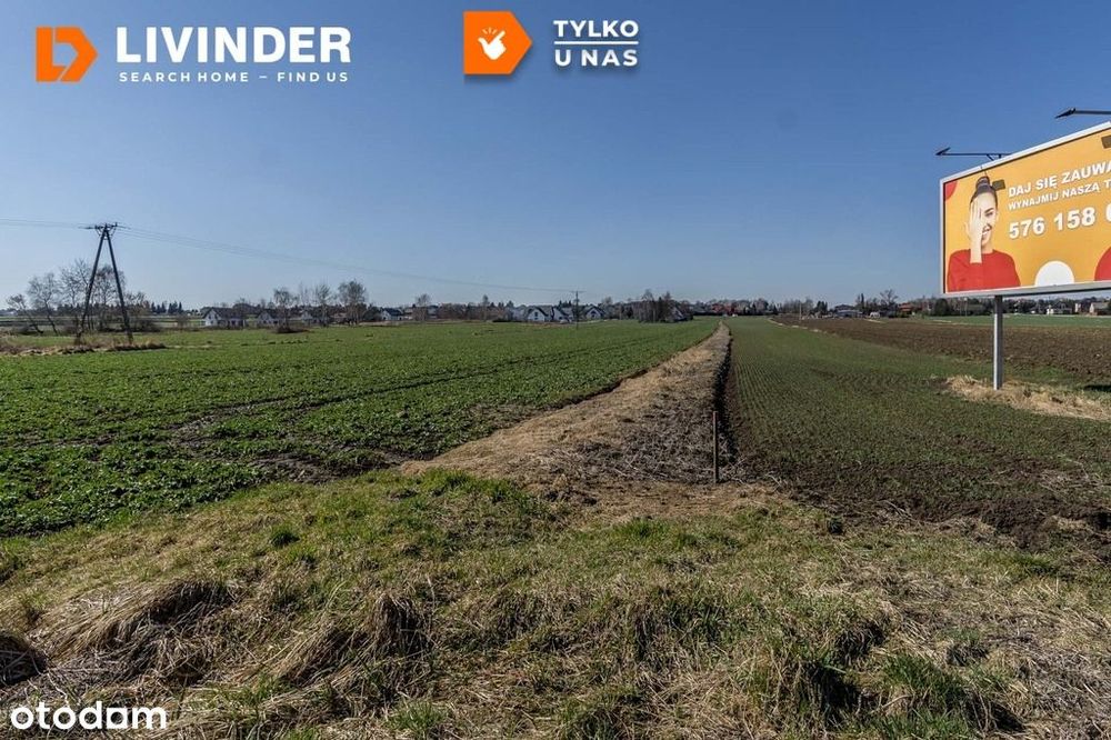 Działka inwestycyjna zjazd z A4 Szarów