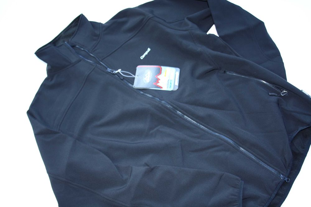 Bluza męska Campus TUKSON softshell czarny/czarny r. S