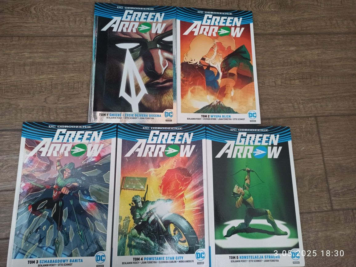 Komiks Green Arrow 1-5 DC odrodzenie