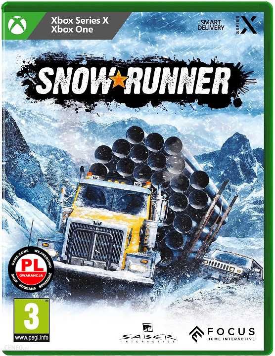 Snow Runner Xbox One + S + X + Series X = PŁYTA PL ZAFOLIOWANA UNIKAT