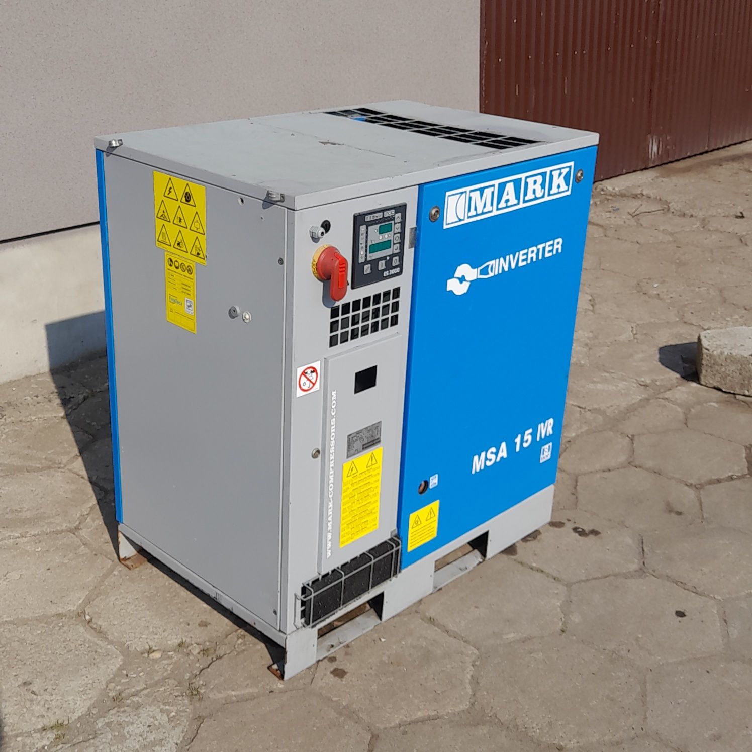 Sprężarka śrubowa MARK MSA 15 IVR 15kw 2.2m³/min 8 bar Atlas Copco