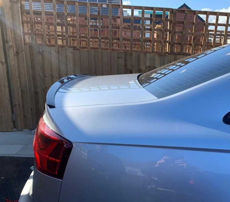 Spoiler Lotka Dokładka AUDI A6 C7 CZARNY POŁYSK