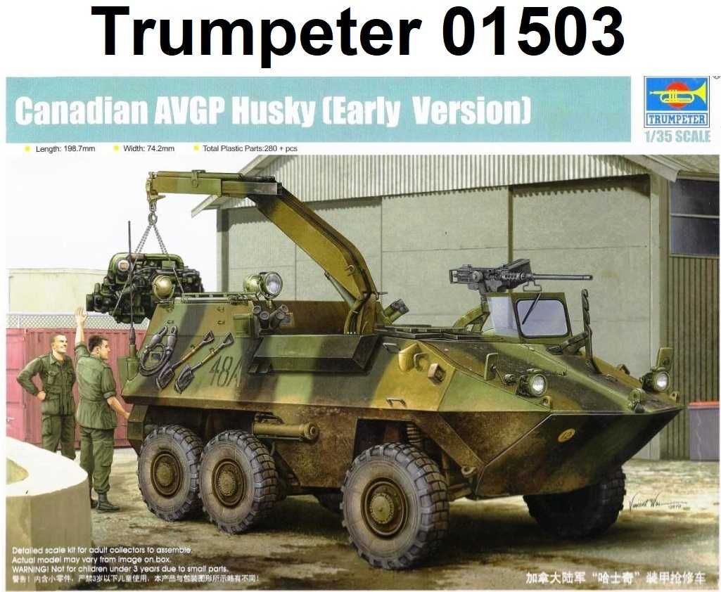 Trumpeter 01503 Canadian AVGP Husky - model do sklejenia 1:35