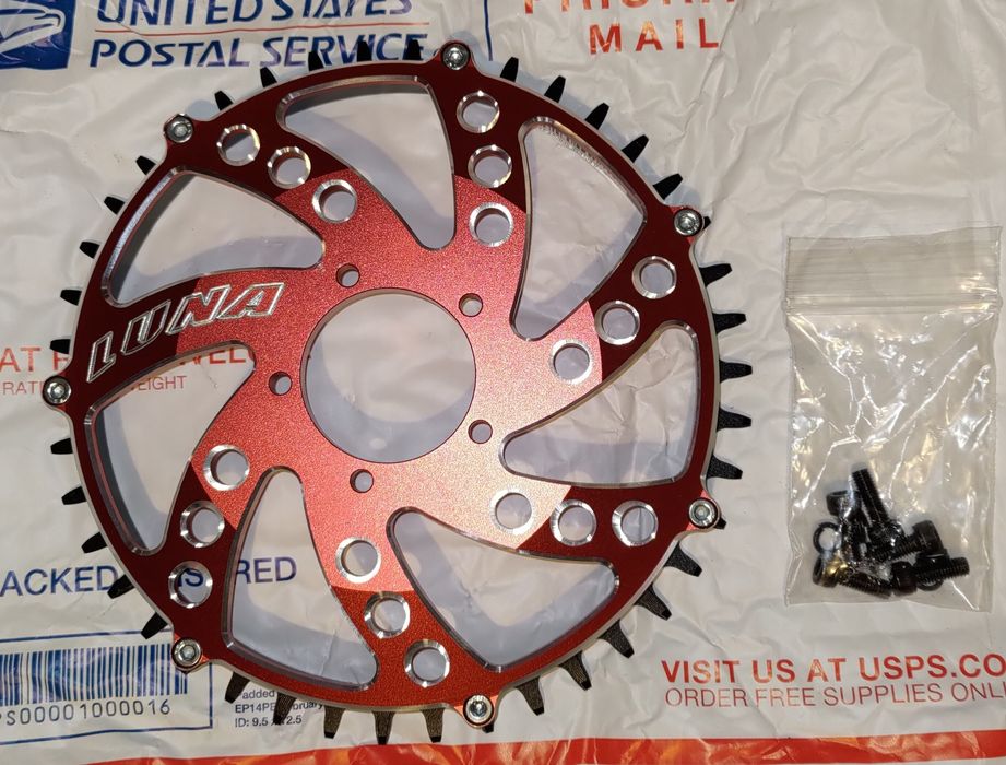 Zębatka, blat bafang BBSHD 42S, offset, Luna Cycle, perfekcyjna, pię