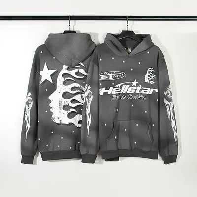 Худи Hellstar ‼️БЕЗ ПРЕДОПЛАТЫ‼️ кофта hellstar хелстар amiri drip y2k