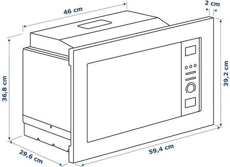 Kuchenka mikrofalowa IKEA VÄRMD