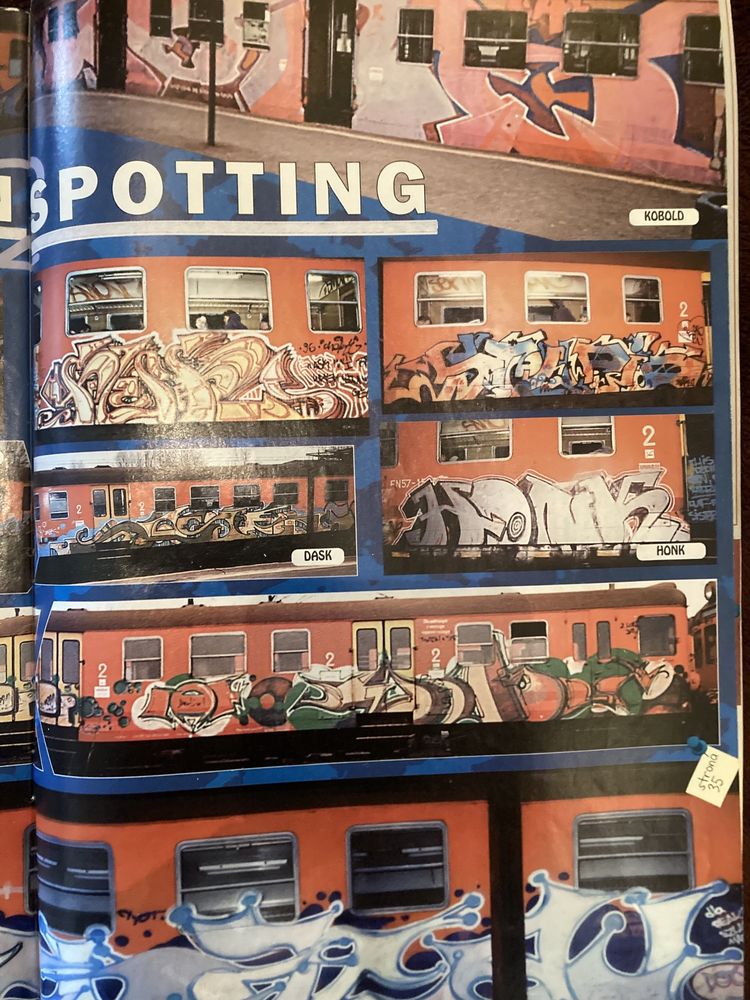 Magazyn Ślizg nr 16 - 1997r. Deskorolka / graffiti / rap