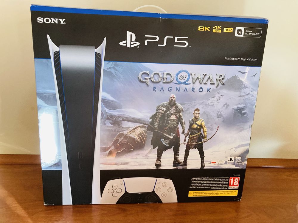 Konsola PS5 825GB Digital + God of War Ragnarok