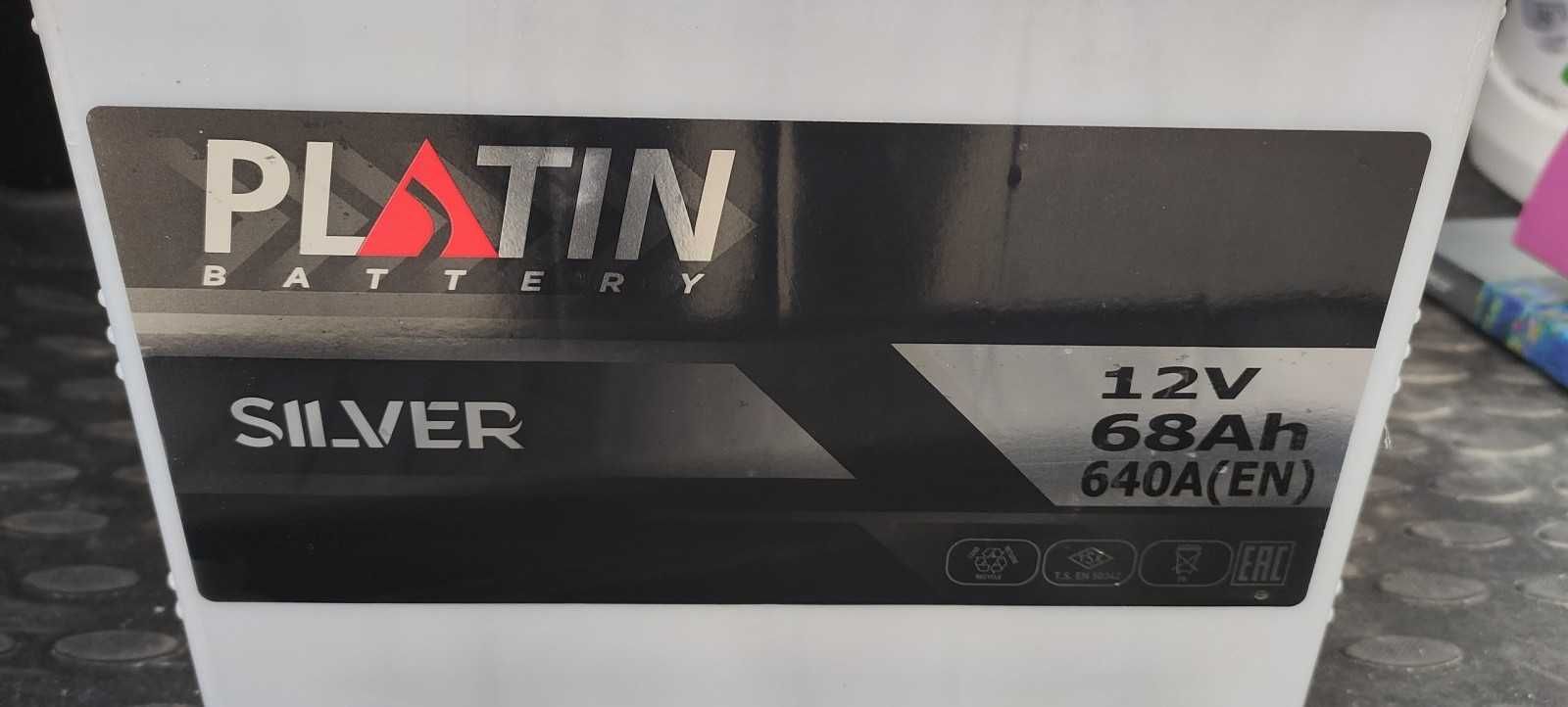 Автомобільний акумулятор PLATIN Silver Asia 68Ah 640A R+ (правий +)SMF