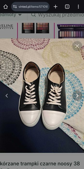 Skórzane trampki noosy 38