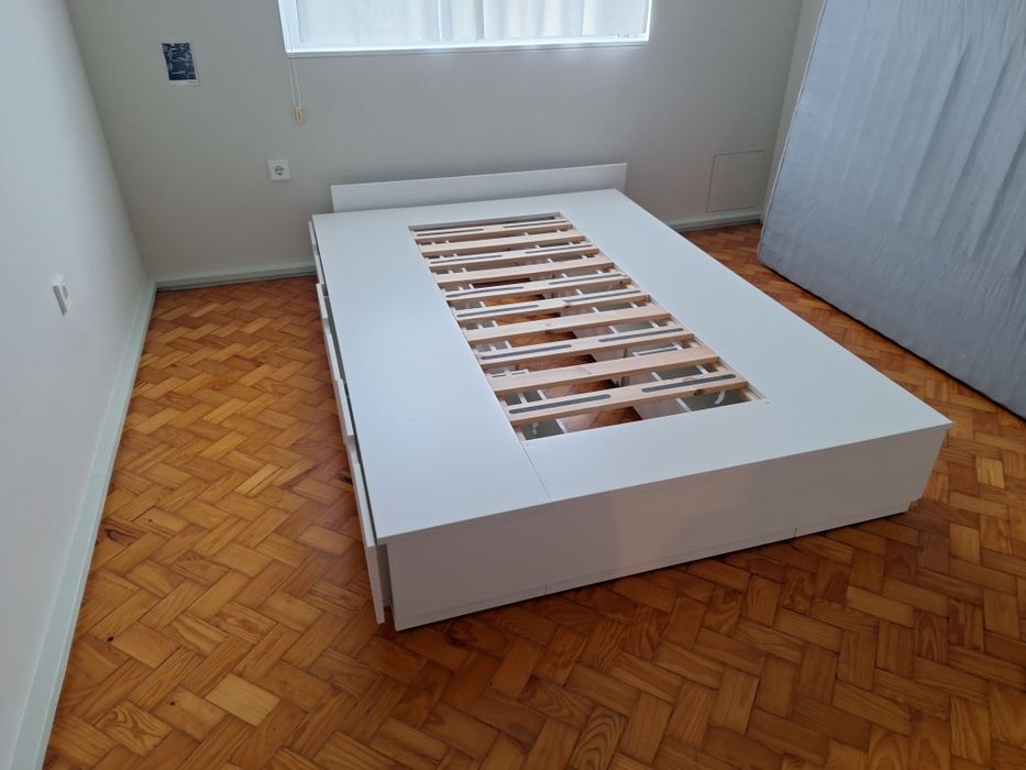 Cama ikea NORDLI com arrumação