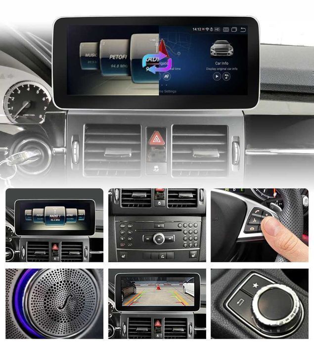 Radio nawigacja Mercedes Benz GLK250 GLK280 GLK300 CarPlay Android