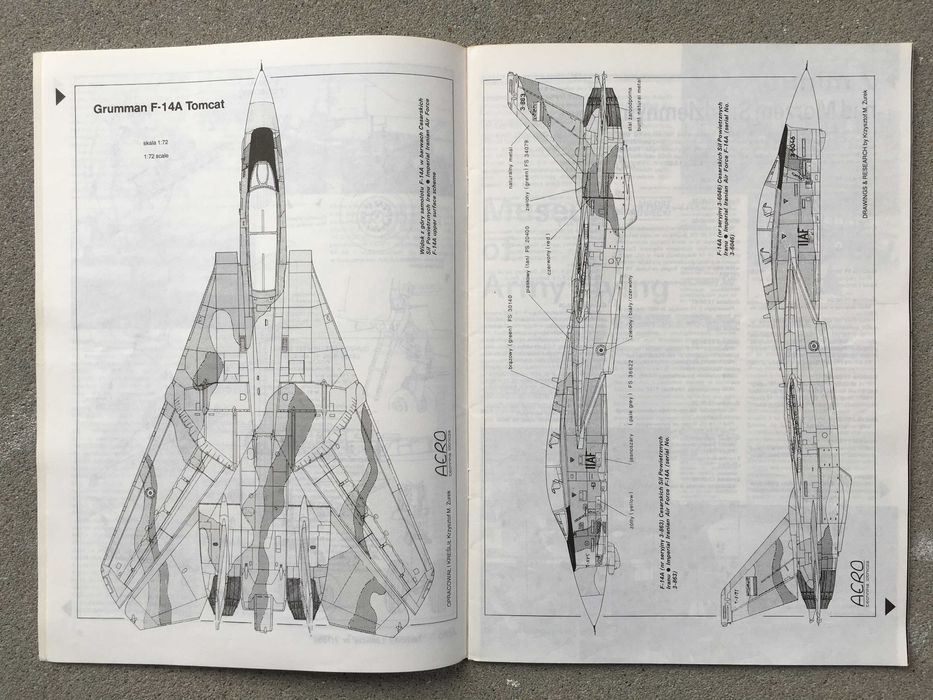 AERO technika lotnicza 1/92 monografia F-14 Tomcat