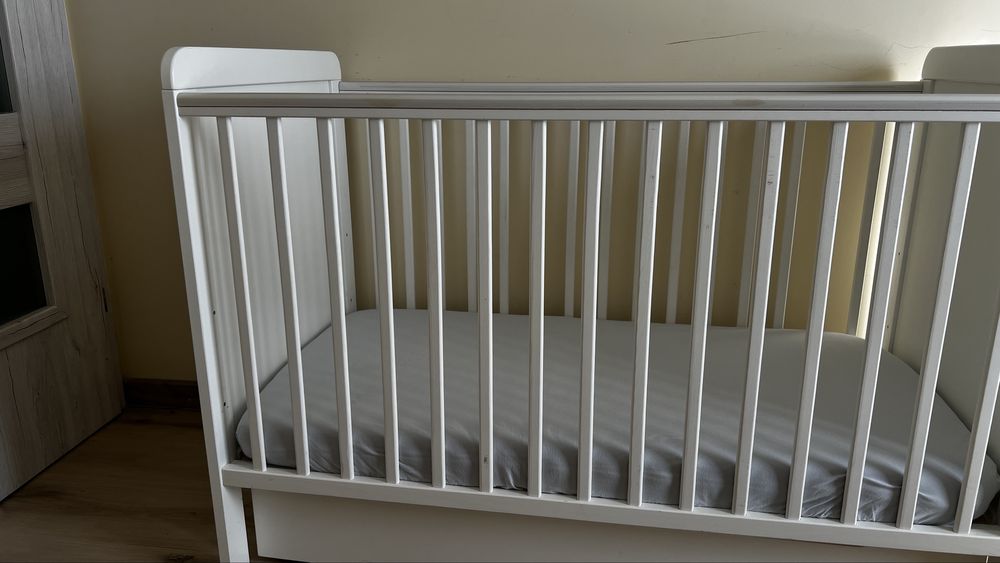 Łóżeczko dziecięce Woodies z materacem