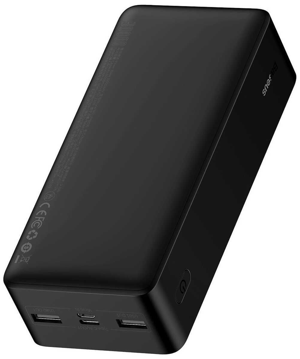 Універсальна мобільна батарея Powerbank 30000mah Baseus Bipow 15w. ОПТ