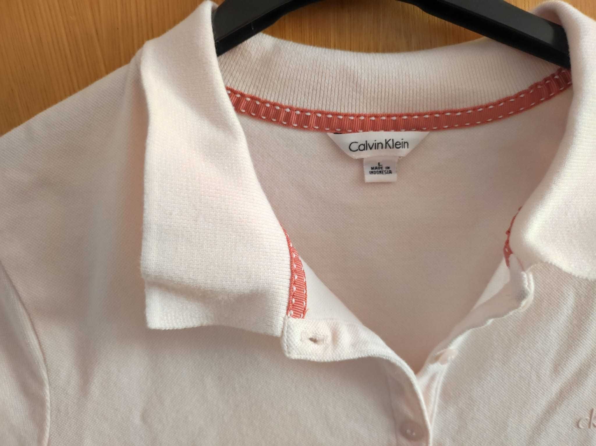 Koszulka damska polo Calvin Klein L Oryginał