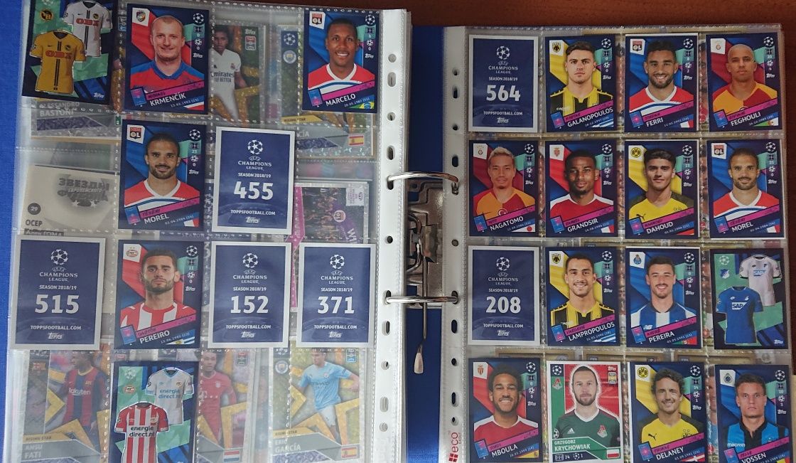 Футбол Наклейки/ Стікери .Panini/Topps .,Поштучно