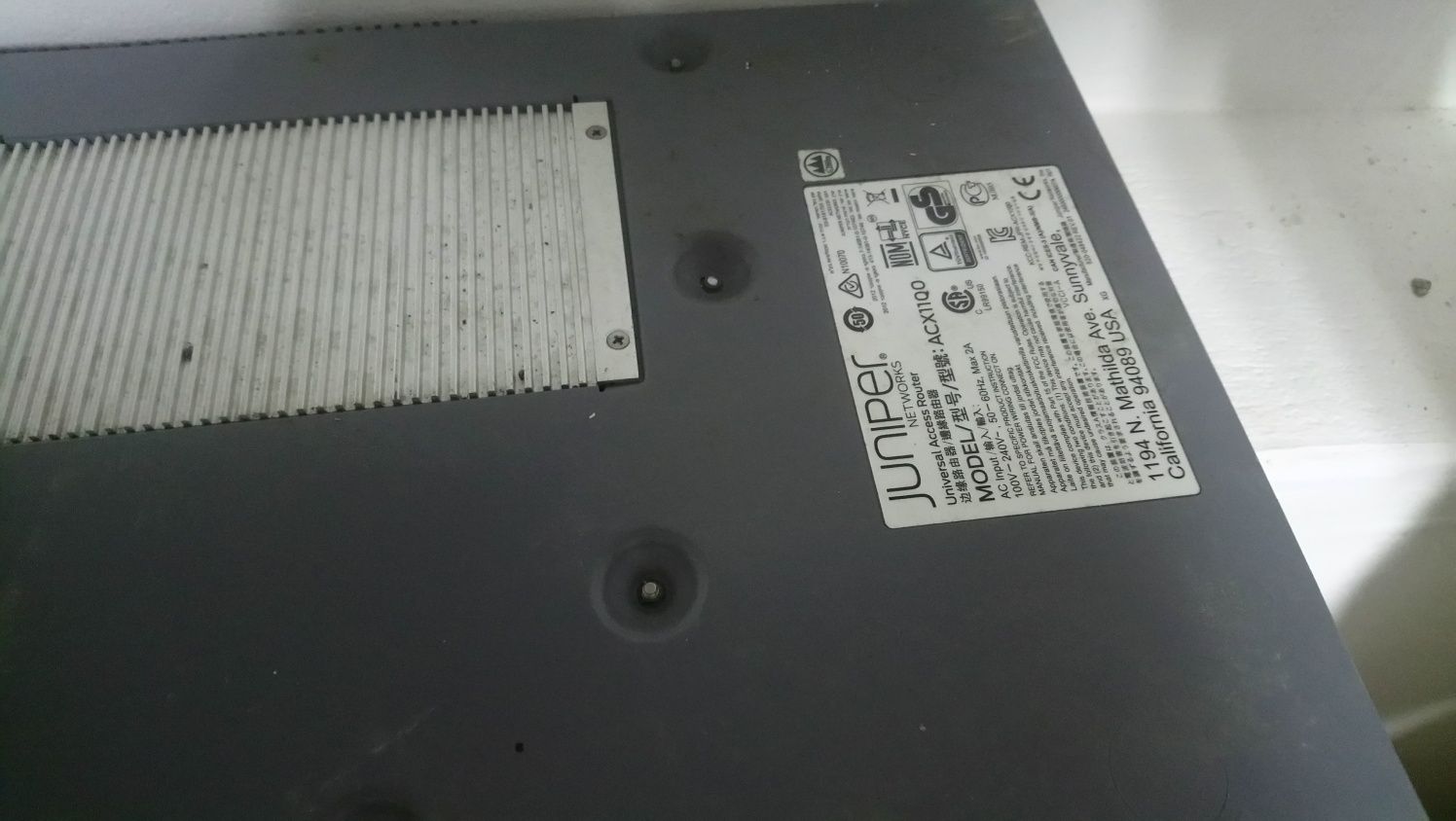 Juniper ACX1100-ACACX1100 Universal Access Route