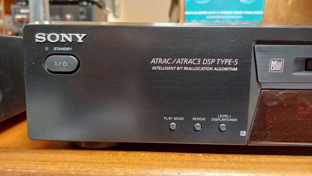 Leitor e gravador de Mini Disk SONY