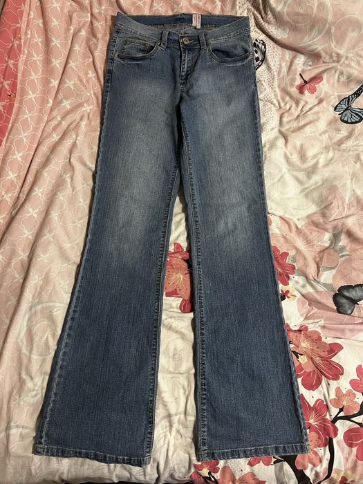 vintage flared jeans, винтажные джинсы клеш