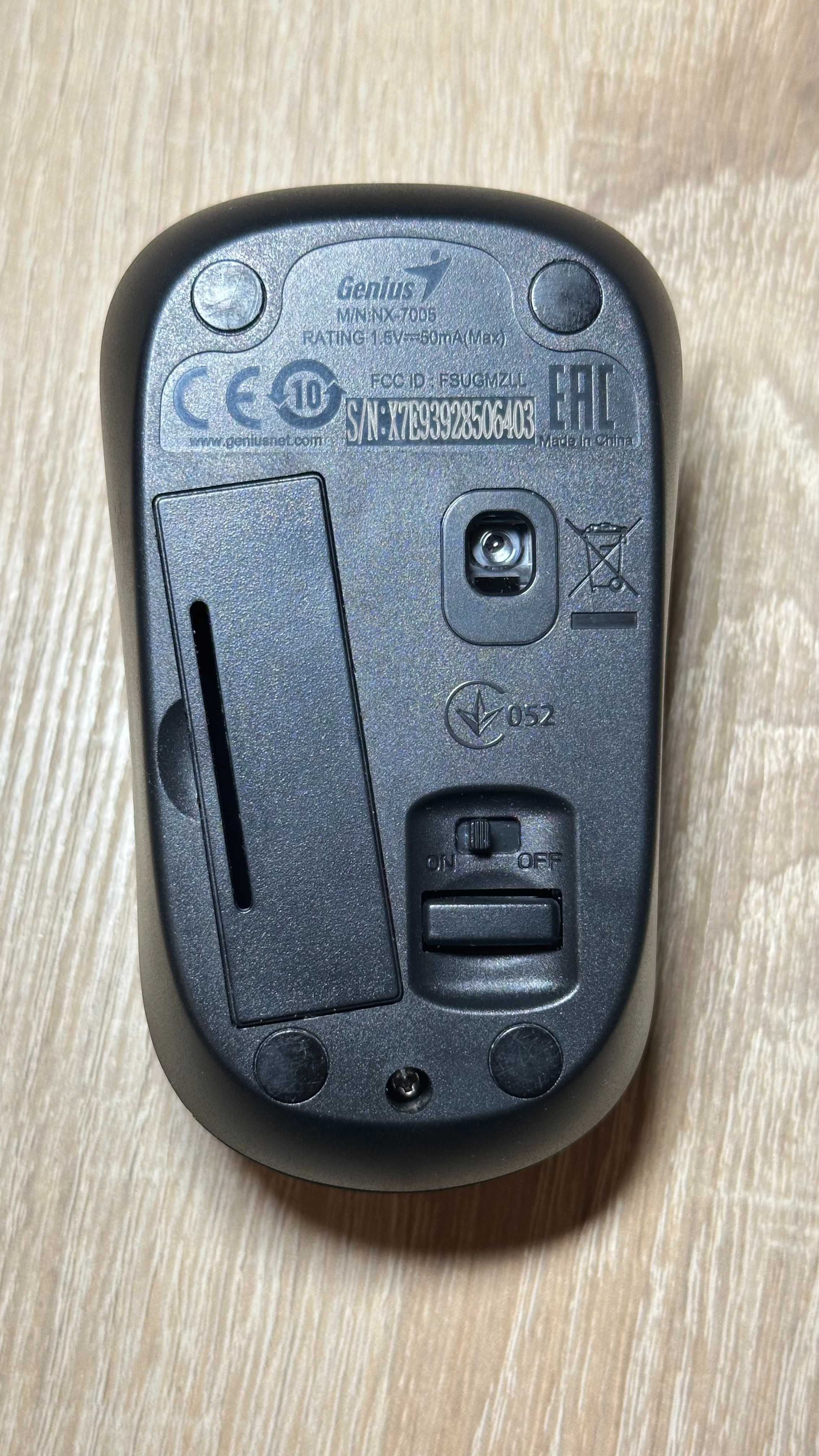 Мишка Genius NX-7000 NX-7005 Wireless Black