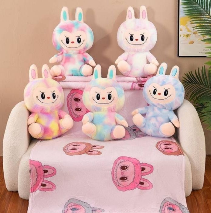 Игрушка-плед Лабубу 3в1 47 см