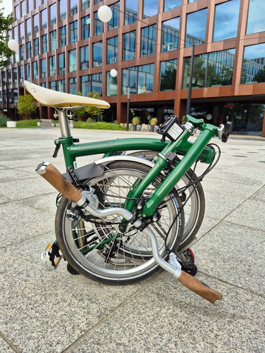 Brompton M8R w kolorze Racing Green z ośmioma biegami - FVAT+GWARANCJA