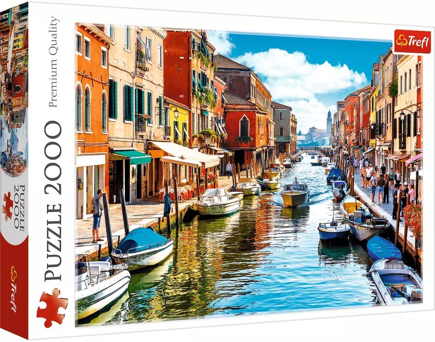 Puzzle 2000 elementów. Wyspa Murano. Trefl. Nowy Produkt